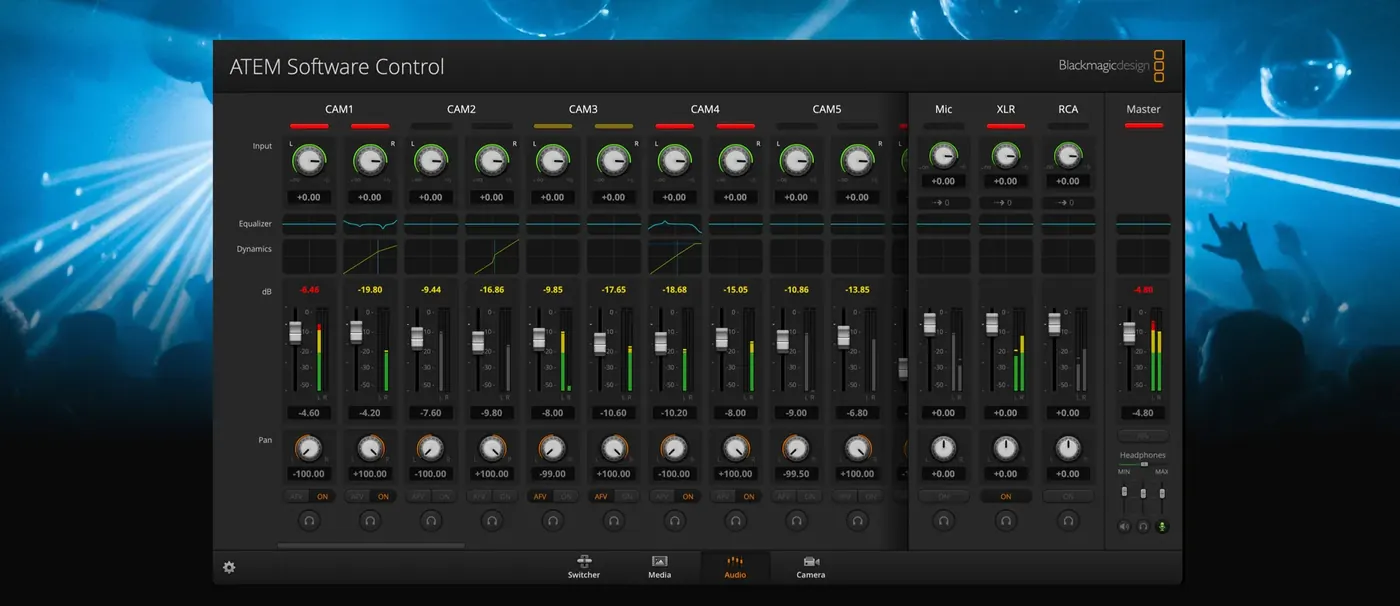 Live audio mixing for live streaming in Houston