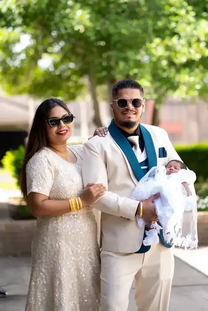 Baptism photography in a Houston church
